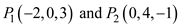 (a) Consider the points as . Write the expression for the vector, . Write the expression for the vector, . Calculate the vector, . Calculate the magnitude of the vector, . Therefore, the length of the line joining , is . (b) Consider a point as shown in Figure 1 and draw a perpendicular from this point to line which meets at point . Figure 1 The perpendicular distance from the point to the line is , which equals . Therefore, …… (1) Write the expression for the vector, . Calculate the vector, . Substitute the known values in equation (1). Therefore, the perpendicular distance from to the line, is .