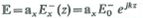 Starting from the phasor expression for a uniform plane wave traveling in the z direction, determine the associated . Evaluate the ratio .