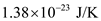 The mean kinetic energy of each atom is, Here, k is the bellman constant and T is the temperature. Substitute for k and 500 K for T in . Given that, of helium contains 4 kg of mass and of helium gas contains . So, 1 kg of helium gas contains one fourth of atoms. So, the number of atoms in 1 kg of helium gas is, Here, is the Avogadro's number. Substitute for . Total internal emery is, Substitute for E and for n. Hence, the internal energy is .