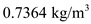 The static thrust is defined as such a force which is developed and applied by the jet engine on the surrounding air or earth when the airplane is at rest condition. Power is defined as the rate of doing work with respect to time. Power is a scalar quantity and having no direction. The unit of power is or watt in an hour . The expression to calculate the resultant power is, …… (1) Here, is the required power, is the required thrust and is the velocity of the airplane at a certain altitude. The expression for the actual power for two engines is, …… (2) Here, is the actual thrust and is the velocity of the airplane for a given altitude. Write the expression for the thrust of an airplane. …… (3) Here, is the required thrust, is the weight of the airplane, is the lift polar coefficient of the airplane and is the drag polar coefficient of the plane. Write the expression for the lift polar coefficient of the airplane. …… (4) Here, is the air density, is the velocity of the airplane for a given altitude and is the wing area. Write the expression for drag polar coefficient. …… (5) Here, is the zero-lift drag coefficient, is the Oswald's efficiency factor and is the aspect ratio. (a) Consider the velocity of the airplane is, . Calculate the lift polar coefficient of the airplane. Substitute for , for , for , for in the equation (4). Calculate the drag polar coefficient. Substitute for , for , for and for in the equation (5). Similarly, calculate the thrust of an airplane. Substitute for , for and for in the equation (3). Calculate the resultant power . Substitute for and for in the expression of resultant power in the equation (1). Tabulate a few different velocities as follows: Calculate the actual power for two engines. Substitute for and for in the equation (2). Hence, the required value of the actual power for two jet engines at the sea level is . Draw the curve of power required at sea level as follows; (b) Calculate the maximum velocity at the sea level from the above graph of power required at sea level. It is clear that maximum velocity is, Hence, the maximum velocity at the sea level is . (c) The intersection points of resultant power and actual power gives the maximum velocity at the sea level. The density of air changes with respect to the level of altitude from the sea level. Therefore, the standard value of air density at the altitude of is . The expression of the altitude effect on the velocity as follows; …… (6) Here, is the velocity at the sea level, is the air density at the sea level and the density of air at the certain altitude. The expression of the altitude effect on the required power as follows; …… (7) Here, is the required power at given level. Calculate the altitude effect on the velocity. Substitute the value of for and for in the equation (6), Similarly, calculate the altitude effect on the required power. Substitute the value of for and for in the equation (7), Tabulate the few different values of , , and . Write all the calculate values in tabular form as shown below. Draw the curve between and as follows; (d) Calculate the total thrust generated by both engines as follows: Total thrust generated by both engines is expressed by the following equation. Here, is the thrust generated by one engine. The expression for the actual thrust at the certain altitude is, …… (8) Here, is the thrust of the airplane of two jet engine at the sea level . Write the expression of the power at given altitude is, …… (9) Calculate the actual thrust at the altitude of . Substitute for and for in the equation (8), Calculate the actual power at the altitude of . Substitute the value of for in the equation (9), …… (10) Draw the curve between and with the help of equation (10) as follows; It is clear from the power required curve that maximum velocity at the altitude at is Hence, the required maximum velocity at the altitude of is .