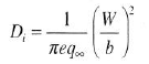 For the special case of an airplane in subsonic steady, level flight, the drag force due to lift, D i , depends directly on the square of the design parameter, W / b , called the span loading , through the relation Derive this relation.