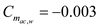 The free-stream dynamic pressure is, Here, is the wind density and is the free- stream velocity. Substitute for and for . The moment of coefficient about the center of gravity is, Here, is the moment about the center of gravity, is the wing area, and is the chord. Substitute for , for , and for , and for . For zero lift, the moment of coefficient about the center of gravity is equal to the moment of coefficient about the aerodynamic center. Substitute for . Therefore, the value of the moment of coefficient about the aerodynamic center is . The tail-lift coefficient is, Here, is the lift. Substitute for , for , and for . The moment of coefficient about the center of gravity when lift is not equal to zero is, Substitute for , for , and for , and for . The moment of coefficient about the center of gravity in terms of lift coefficient and moment coefficient about the aerodynamic center for the wing-body combination is, Here, is the location of the aerodynamic center for the chord length ahead of the center of gravity. Rearrange the equation for . Substitute for for , and for . Therefore, the location of the aerodynamic center is of the chord length ahead of the center of gravity.