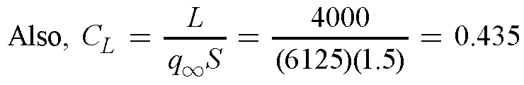 7.3 From the results of Problem 7.2, In the present problem, the e.g. has been shifted 0.2c rearward. Hence, h - h ac = 0.02 + 0.2 = 0.22