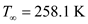 The relation between temperature ratio and Mach number for a subsonic compressible flow is expressed as,   …… (1) Here   is the temperature at the stagnation point,   is the temperature of the free-stream flow,   is the Mach number of the flow,   is specific heat ratio, equivalent to   ;   being specific heat at constant pressure and constant volume, respectively. At a standard altitude of   , consider the temperature   of the free-stream as,   Consider the specific heat ratio   for air equivalent to   . Now, calculate the temperature   at the stagnation point from equation (1) as,   Substitute   for   ,   for   ,   for   , in the above equation and solve for   as,   Hence, the temperature at the stagnation point is   . Comment: The temperature at the stagnation point calculated above is extremely high temperature. Air becomes highly chemically reacting at such high temperatures, and the ratio of specific heats no longer remains constant; moreover, the above equation, that assumes constant   , no longer remains valid. It is thus implied that hypersonic flows can be very high temperature flows. However, the gas temperature at the stagnation point will be much lower than that calculated above, as the dissociation of the air requires energy; it will be approximately   , which is still quite high, but is sufficient to cause massive dissociation of the air.