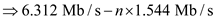 (a) At each multiplexing level some overhead bits are added for synchronization purpose. The lowest TDM level of the digital service scheme, 24 channels of   each are multiplexed into a     channels.  At digital system   the overhead is,   Thus, overhead that is added at   channel is   .(b)The number of   channels can be accommodated into digital system   are,   Select maximum possible integer   value such that term   should not greater than   .   Thus, Four   channels can accommodate into digital system   .At digital system   the overhead is,   Thus, overhead that is added at   channel is   .(c)The number of   channels can be accommodated into digital system   are,   Select maximum possible integer   value such that term   should not greater than   .   Thus, seven   channels can accommodate into digital system   .At digital system   the overhead is,   Thus, overhead that is added at   channel is   .(d)The number of   channels can be accommodated into digital system   are,   Select maximum possible integer   value must be multiples of 24 and term   should not greater than   .   Thus, 672   channels can accommodate into digital system   .At digital system   the overhead with respect to   is,   Thus, overhead that is added at   channel is   .
