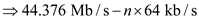 (a) At each multiplexing level some overhead bits are added for synchronization purpose. The lowest TDM level of the digital service scheme, 24 channels of   each are multiplexed into a     channels.  At digital system   the overhead is,   Thus, overhead that is added at   channel is   .(b)The number of   channels can be accommodated into digital system   are,   Select maximum possible integer   value such that term   should not greater than   .   Thus, Four   channels can accommodate into digital system   .At digital system   the overhead is,   Thus, overhead that is added at   channel is   .(c)The number of   channels can be accommodated into digital system   are,   Select maximum possible integer   value such that term   should not greater than   .   Thus, seven   channels can accommodate into digital system   .At digital system   the overhead is,   Thus, overhead that is added at   channel is   .(d)The number of   channels can be accommodated into digital system   are,   Select maximum possible integer   value must be multiples of 24 and term   should not greater than   .   Thus, 672   channels can accommodate into digital system   .At digital system   the overhead with respect to   is,   Thus, overhead that is added at   channel is   .