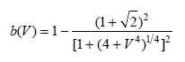 Verify the plots for b, d ( Vb ) /dV, and V d 2 ( Vb)/ dV 2 shown in Fig. 3.15. Use the expression for b given by Eq. (3.38). Fig. 3.15 The waveguide parameter b and its derivatives plotted as a function of the V number for the HE 11 mode