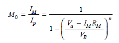 The low-frequency gain M 0 of an avalanche photodiode depends on the carrier ionization rate and on the width of the multiplication region, both of which depend on the applied reverse-bias voltage V a. This gain can be described by the empirical relationship 33   (P6.4) where V B is the breakdown voltage at which M 0 goes to infinity ( M 0 ), I M is the total multiplied current, and R M accounts for the photodiode series resistance and the detector load resistance. The exponential factor n depends on the semiconductor material and its doping profile. Its value varies between about 2.5 and 7. ( a ) Show that for applied voltages near the breakdown voltage, at which point V B » I M R M , Eq. (P6.4) can be approximated by    ( b ) The maximum value of M 0 occurs when V a = V B. Show that, at this point,  
