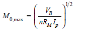 The low-frequency gain M 0 of an avalanche photodiode depends on the carrier ionization rate and on the width of the multiplication region, both of which depend on the applied reverse-bias voltage V a. This gain can be described by the empirical relationship 33   (P6.4) where V B is the breakdown voltage at which M 0 goes to infinity ( M 0 ), I M is the total multiplied current, and R M accounts for the photodiode series resistance and the detector load resistance. The exponential factor n depends on the semiconductor material and its doping profile. Its value varies between about 2.5 and 7. ( a ) Show that for applied voltages near the breakdown voltage, at which point V B » I M R M , Eq. (P6.4) can be approximated by    ( b ) The maximum value of M 0 occurs when V a = V B. Show that, at this point,  