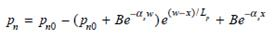 Show that under the boundary conditions    and    the solution to Eq. (6-23) is given by    where L p = ( D p p ) 1/2 is the diffusion length and    ( b )Derive Eq. (6.25) using the relationship    ( c )Verify that J tot is given by Eq. (6.26).