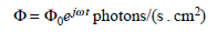 Consider a modulated photon flux density    to fall on a photodetector, where is the modulation frequency. The total current through the depletion region generated by this photon flux can be shown to be 35    where s is the material permittivity, V is the voltage across the depletion layer, and t d is the transit time of carriers through the depletion region. ( a ) From the short-circuit current density ( V = 0), find the value of t d at which the photocurrent amplitude is reduced by    ( b ) If the depletion region thickness is assumed to be 1/ s , what is the 3-dB modulation frequency in terms of s and v d (the drift velocity)