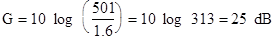 (a) 27 dBm = 501 mW and 2 dBm = 1.6 mW. Thus the gain is (b) From Eq. (11.19), .With a 1.6-mW input signal, the pump power needed is