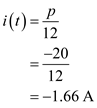 Consider the graph given in Figure P1.19 in the textbook. For the considered graph, the slope of the curve between the energy     and time     can be calculated as follows:    The power     absorbed can be calculate by using equation 1.3 in the text book having voltage     and current     as follows:      …… (1) Calculate the slope of the line in between the time period of     as follows:    From equation (1) the value of current     is given as follows:    Therefore, for time period of     the current flowing into the BOX is     . Calculate the slope of the line in between the time period of     as follows:    From equation (1) the value of current     is given as follows:    Therefore, for time period of     the current flowing into the BOX is     . Calculate the slope of the line in between the time period of     as follows:    From equation (1) the value of current     is given as follows:    Therefore, for time period of     the current flowing into the BOX is     . Calculate the slope of the line in between the time period of     as follows:    From equation (1) the value of current     is given as follows:    Therefore, for time period of     the current flowing into the BOX is     . Calculate the slope of the line in between the time period of     as follows:     From equation (1) the value of current     is given as follows:    Therefore, for time period of     the current flowing into the BOX is     . Calculate the slope of the line in between the time period of     as follows:    From equation (1) the value of current     is given as follows:    Therefore, for time period of     the current flowing into the BOX is     . Calculate the slope of the line in between the time period of     as follows:    From equation (1) the value of current     is given as follows:    Therefore, for time period of     the current flowing into the BOX is     . Calculate the slope of the line in between the time period of     as follows:    From equation (1) the value of current     is given as follows:    Therefore, for time period of     the current flowing into the BOX is     . The figure 1 shows the graph between the current     and time     between the time interval of 0 and 10 milliseconds as follows:    Figure 1 Therefore, the graph for the current flowing in the BOX is drawn.