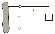 Determine the amount of power absorbed or supplied by the element in Fig. P1.20 if (a) V 1 = 9 V and I = 2A (b) V 1 = 9 V and I = 3A (c) V 1 = 12 V and I = 2A (d) V 1 = 12 V and I = 3A     Figure P1.20