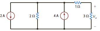 What is the voltage V 0 in the circuit in Fig. 2PFE-9  a. 2 V b. 8 V c. 5 V d. 12 V     Figure 2PFE-9
