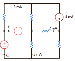 Find I 0 and I 1 in the circuit in Fig. P2.12. Figure P2.12