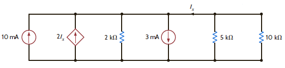 Find I x in Fig. E2.31.     Figure E2.31