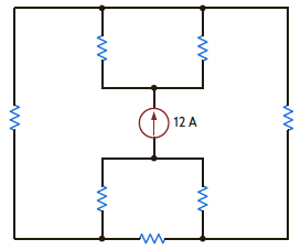 Find the power supplied by the source in the network in Fig. P2.72. All resistors are 12 k . Figure P2.72