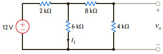 Find I 1 and V 0 in the circuit in Fig. P2.73.     Figure P2.73