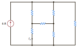 Find I 0 in the network in Fig. P2.84 if all resistors are 6 .     Figure P2.84