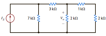 In the network in Fig. P2.96, V 0 = 6 V. Find I S.      Figure P2.96