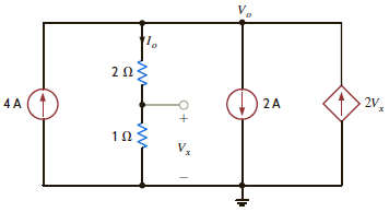 Find I 0 in the circuit in Fig. P2.120. Figure P2.120