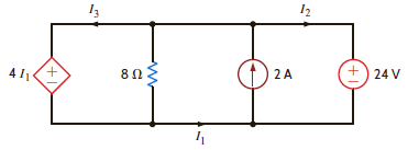 Find I 1 , I 2 , and I 3 in the circuit in Fig. P2.125. Figure P2.125