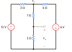 Find V o in the circuit in Fig. 3PFE-1. a. 3.33 V b. 8.25 V c. 9.33 V d. 2.25 V Figure 3PFE.1