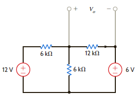 Find V o in the network in Fig. P3.13 using nodal analysis. Figure P3.13
