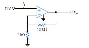 Using the ideal op-amp assumptions, determine the values of V o and I 1 in Fig. P4.16. Figure P4.16