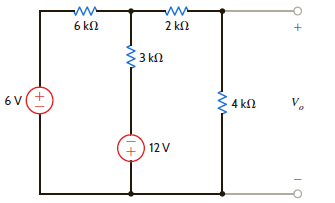 Find V o in the network in Fig. P5.92 using source transformation. Figure P5.92