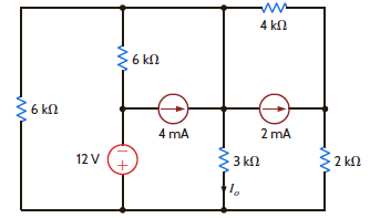 Use source transformation to find I o in the circuit in Fig. P5.103. Figure P5.103