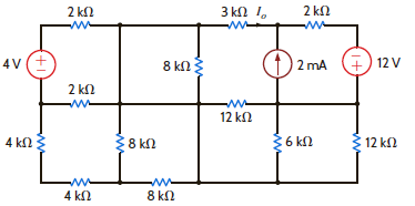Use source exchange to find I o in the network in Fig. P5.110. Figure P5.110