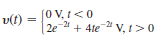 The current source in the circuit in Fig. 6PFE-5 has the following operating characteristics: What is the voltage across the 10-mH inductor expressed as a function of time a. b. c. d. Figure 6PFE-5
