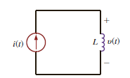 The current source in the circuit in Fig. 6PFE-5 has the following operating characteristics: What is the voltage across the 10-mH inductor expressed as a function of time a. b. c. d. Figure 6PFE-5