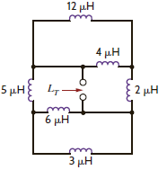 Find L T in the circuit in Fig. P6.71.     Figure P6.71