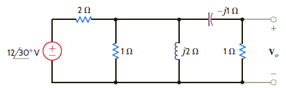 Use nodal analysis to find V o in the network in Fig. E8.17. Figure E8.17.
