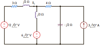 Find I 1 in Fig. E8.18 using nodal analysis. Figure E8.18.