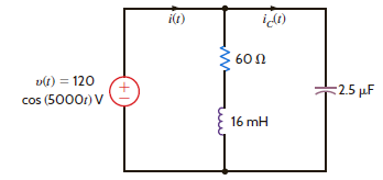 Find i C ( t ) and i ( t ) in the network in Fig. P8.31.     Figure P8.31