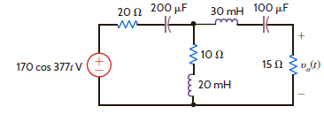 Find v o ( t ) in the circuit in Fig. P8.33.     Figure P8.33