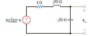 Find the voltage V o shown in Fig. P8.39.     Figure P8.39