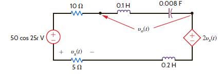 Find v o ( t ) in the network in Fig. P8.45.     Figure P8.45