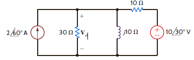 Find V o in the network in Fig. P8.61.     Figure P8.61