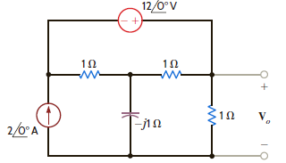 Use nodal analysis to find V o in the circuit in Fig. P8.70. Figure P8.70
