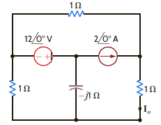 Use nodal analysis to find I o in the network in Fig. P8.72. Figure P8.72