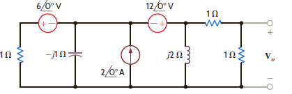 Use nodal analysis to find V o in the circuit in Fig. P8.73. Figure P8.73
