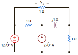 Find V o in the network in Fig. P8.94 using loop analysis. Figure P8.94