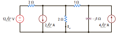 Use source exchange to find the current I o in the network in Fig. P8.117. Figure P8.117