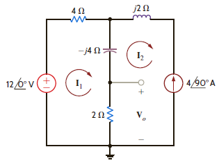 Use Thevenin's theorem to find V o in the circuit in Fig. P8.125. Figure P8.125