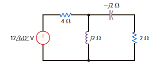 Determine the instantaneous power supplied by the source in the circuit in Fig. P9.5 Figure P9.5